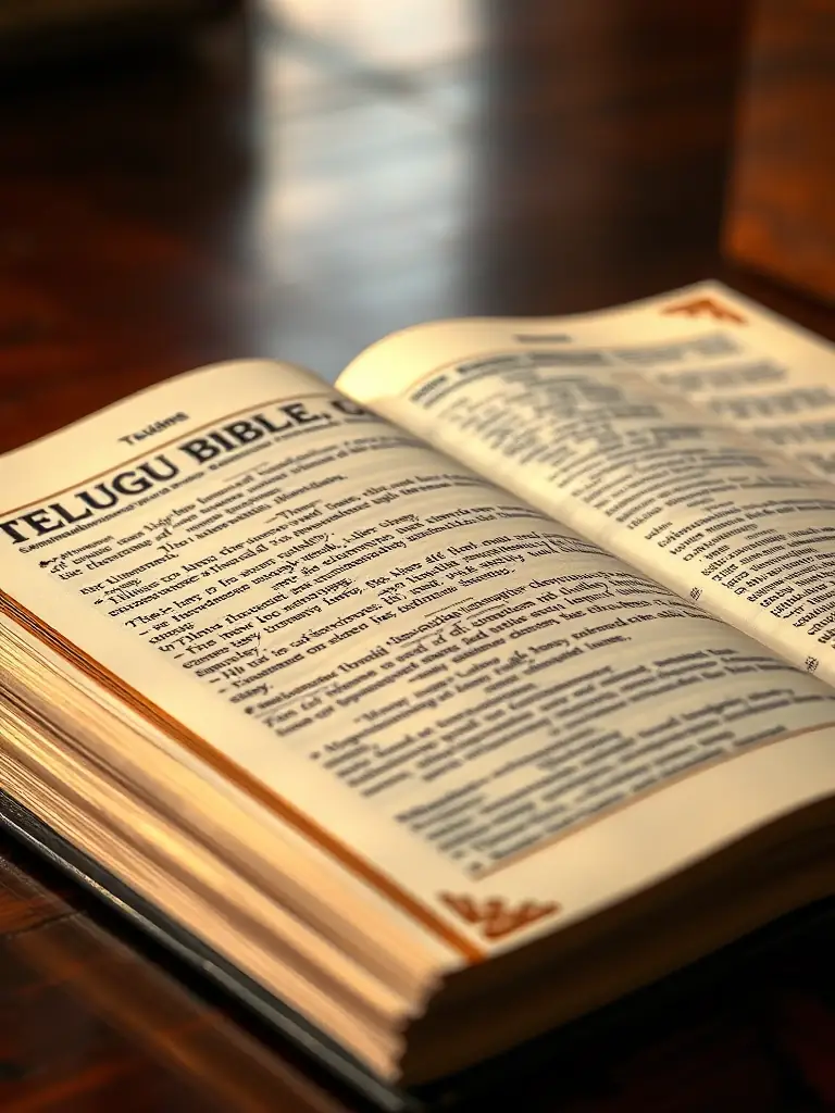 A close-up shot of an open, well-worn Bible, subtly lit to highlight the texture of the pages and the depth of study it represents, symbolizing depth over hype at Underwood Reformed Church.